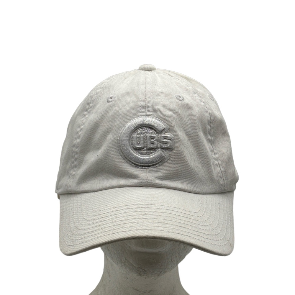 Chicago Cubs White Cooperstown Hat American Needle MLB Adjustable Cap - Picture 3 of 11